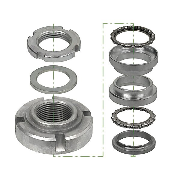 Lenkungslagersatz, Lenkkopflager - (8-teilig) - fr S50, S51, S70, SR50, SR80, S53, S83