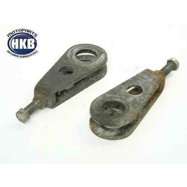 Honda CB 250 T/N Kettenspanner Satz Schwinge / chain tensioner