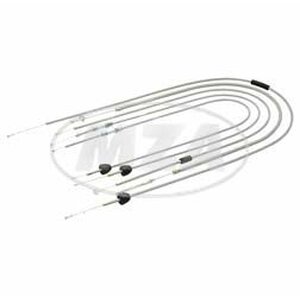 Set - 5x Bowdenzge - grau - Simson KR51/1, Starter...