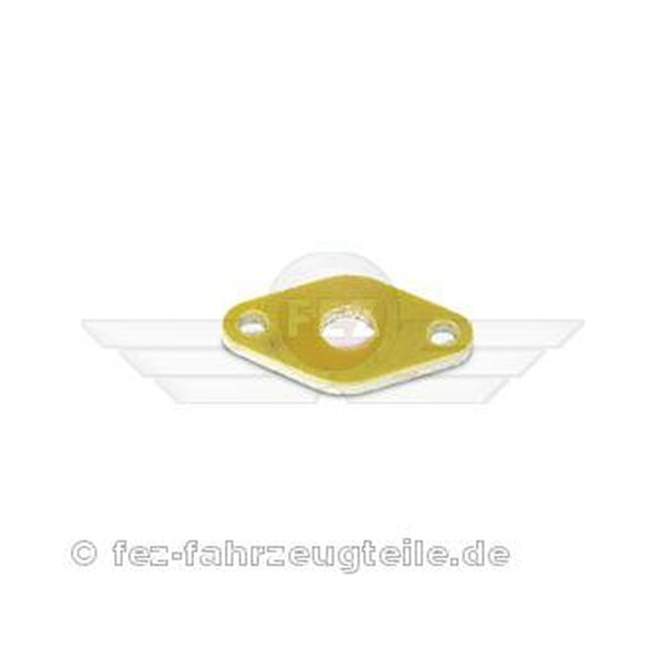 Flanschdichtung - Isolierflansch zum Vergaser (3mm stark) gelb Simson SR1, SR2, SR2E, KR50