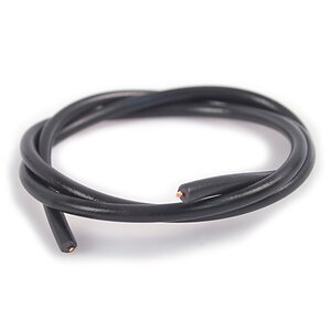 Zndkabel, schwarz, 1 m Simson