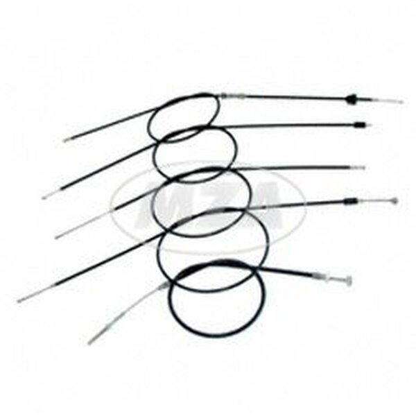 Set - 5x Bowdenzge, schwarz, Simson SR50, SR80 - BVF-Vergaser