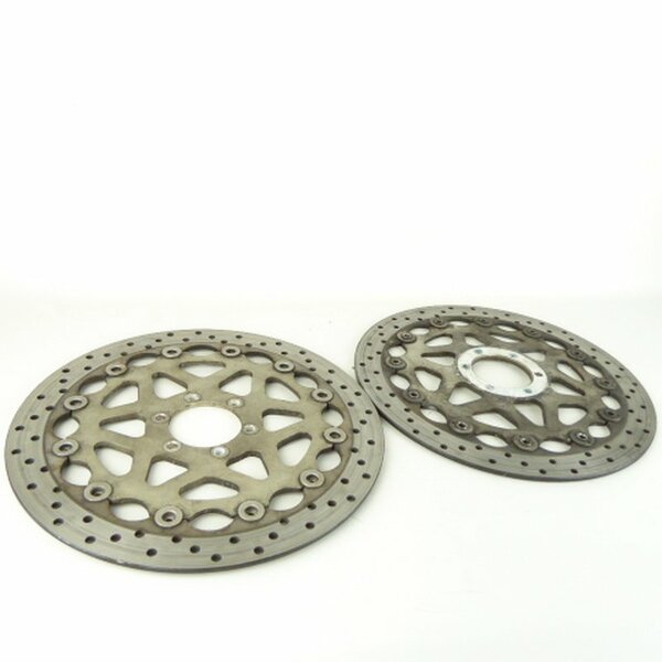 Yamaha YZF 750 R 4HN Bremsscheiben Satz Vorderrad / front brake disc set