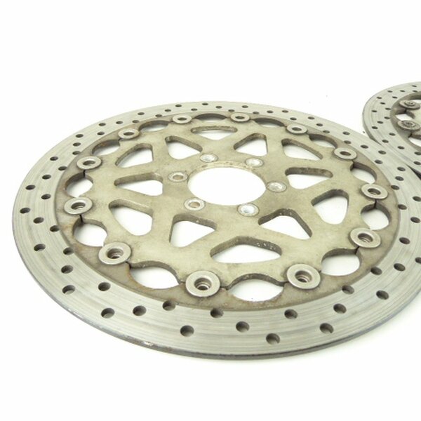 Yamaha YZF 750 R 4HN Bremsscheiben Satz Vorderrad / front brake disc set