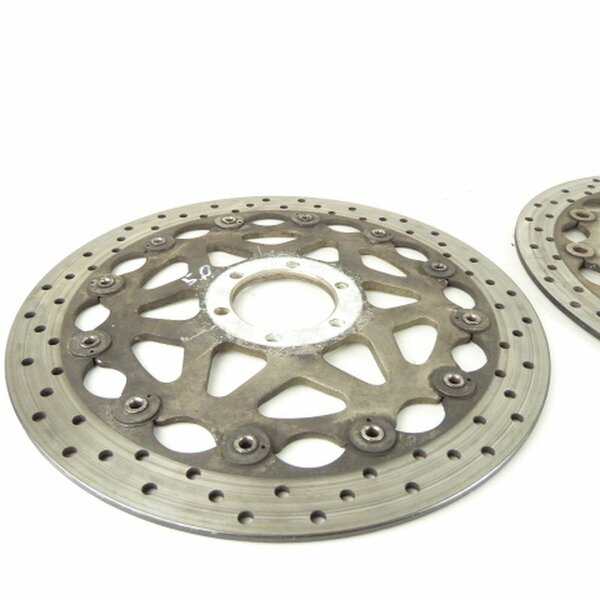 Yamaha YZF 750 R 4HN Bremsscheiben Satz Vorderrad / front brake disc set