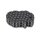 Zweifachhülsenkette 3/8 x 3/16 Zoll, 50 Glieder, für Kupplungskettenrad - MZ ETZ125, ETZ150