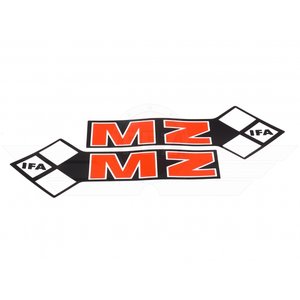 Schriftzug (Folie) IFA MZ fr Tank, linke + rechte Seite,...