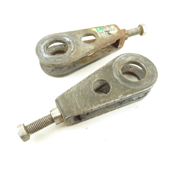 Honda CB 400 N Kettenspanner Satz / chain adjuster set