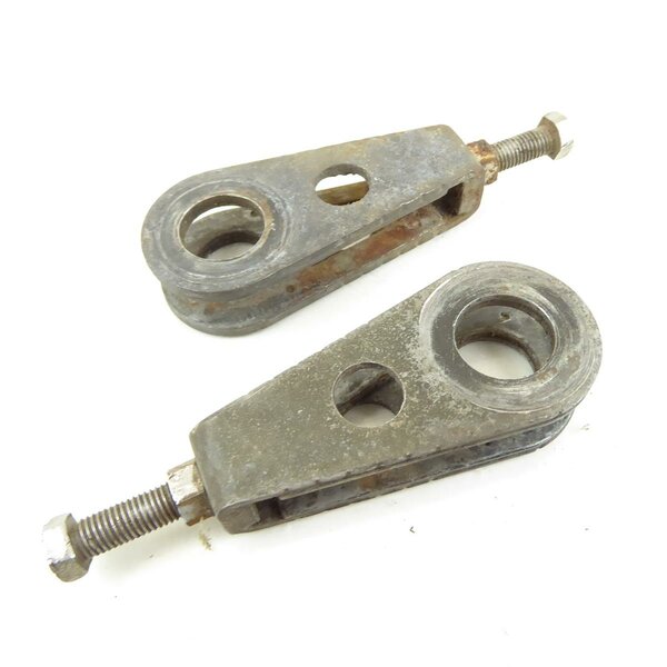 Honda CB 400 N Kettenspanner Satz / chain adjuster set