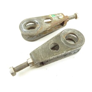 Honda CB 400 N Kettenspanner Satz / chain adjuster set