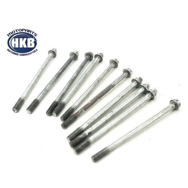 Kawasaki GPZ 900 R  ZX900A  Stehbolzen Satz Zylinderkopf / stay bolt