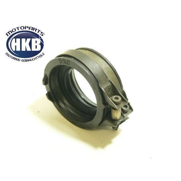 Yamaha WR 250 F 5UM- Ansaugstutzen Flunsch Motor Vergaser / intake manifold