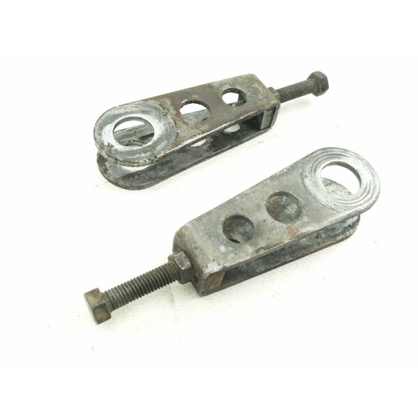 Kawasaki Z 400 J KZ400J Kettenspanner Satz / chain adjuster set