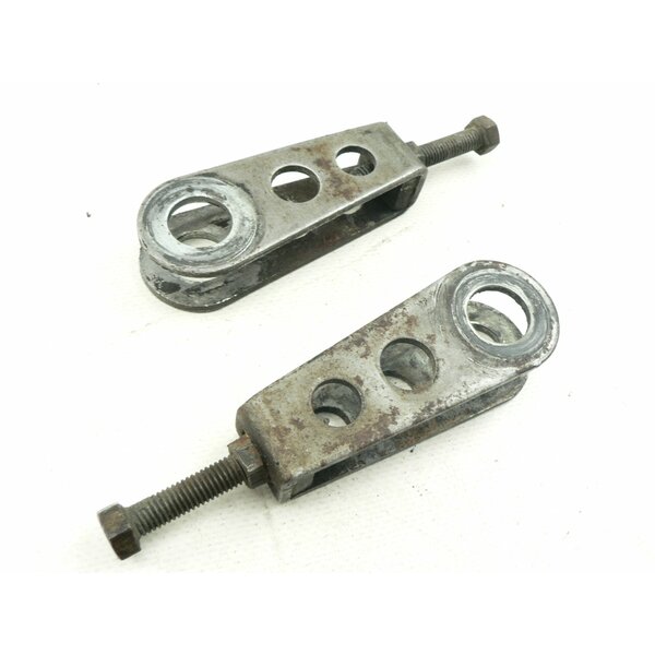 Kawasaki Z 400 J KZ400J Kettenspanner Satz / chain adjuster set